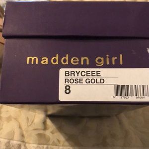 Rose gold Madden Girl Bryceee Sandals